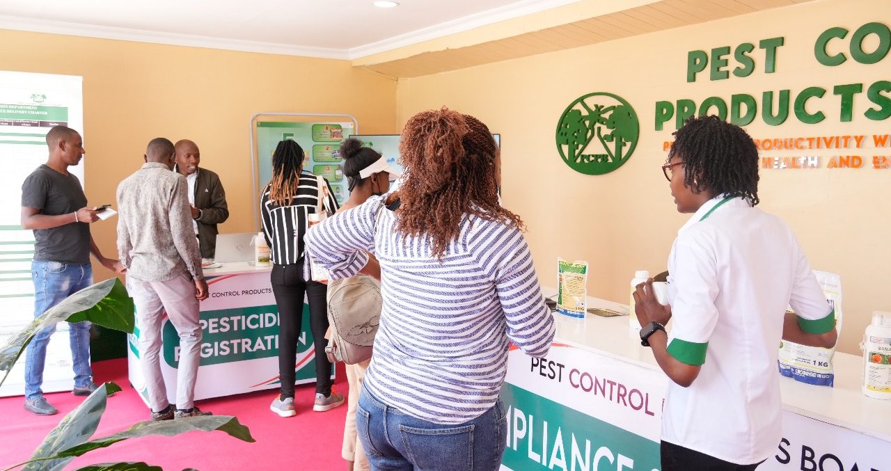 PCPB educating farmers at Nairobi International Trade Fair.
